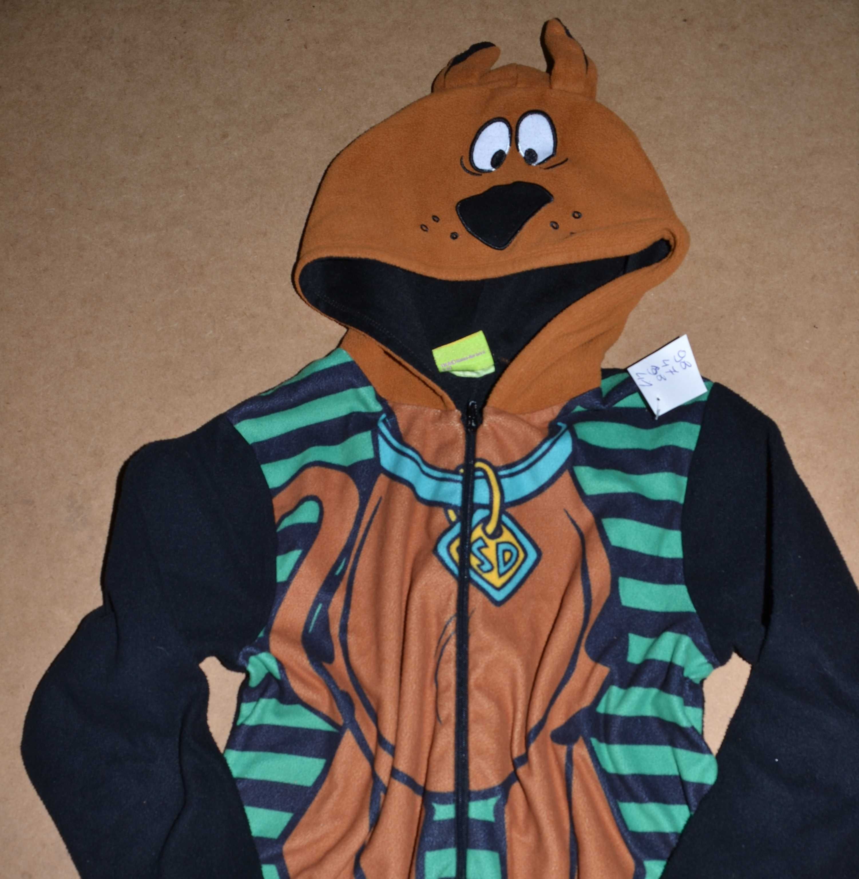 16^ Bhs Scooby Doo pluszowy strój przebranie piżama 4/5 Lat_104/110 cm