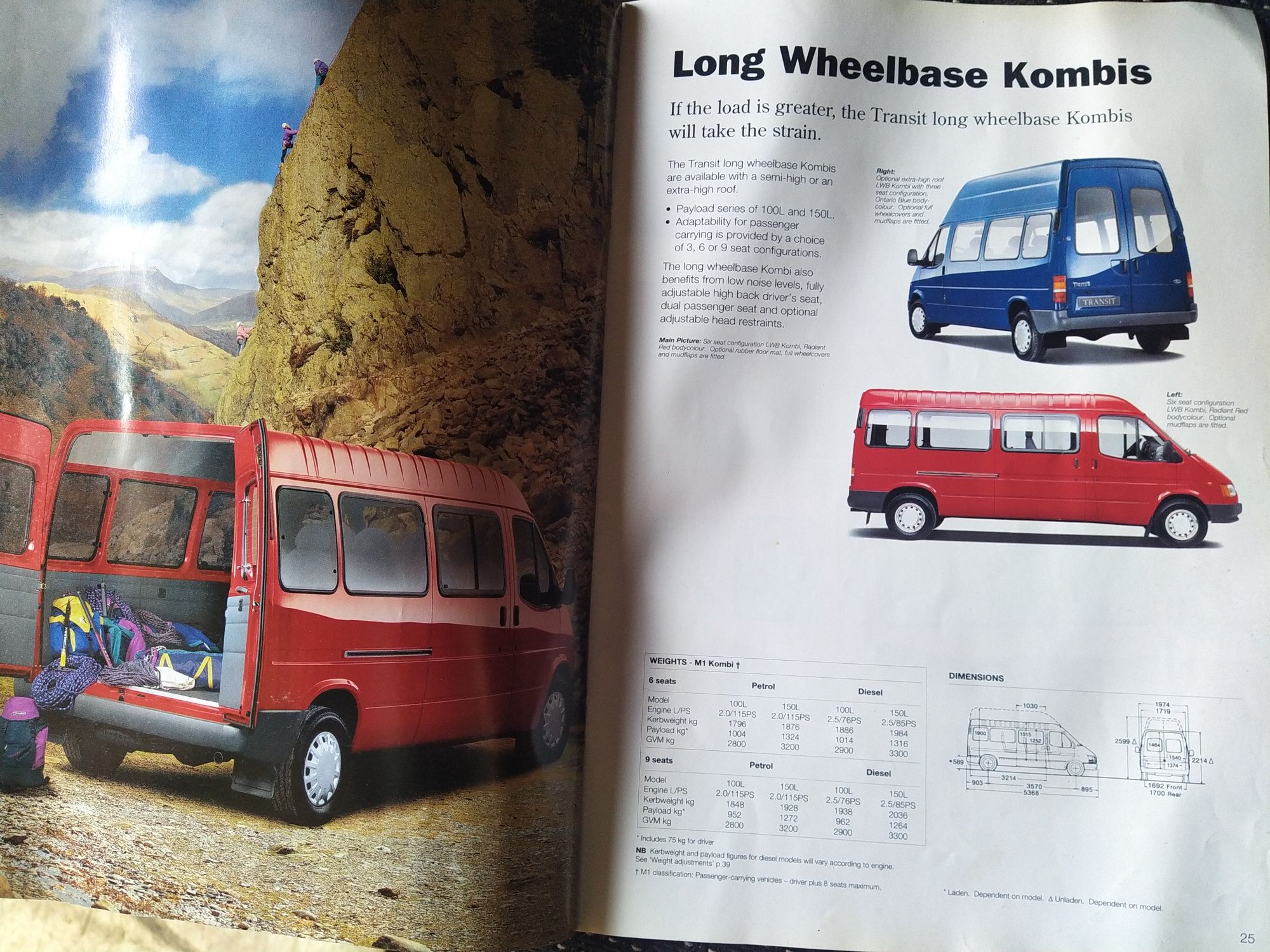 Журнал Ford Transit рекламный проспект  Форд транзит  mk5 1995 фирменн