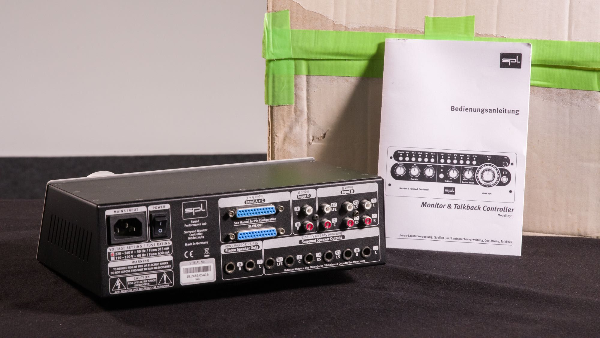 Controlador de Monitores 5.1 de Estúdio – SPL SMC Model 2489