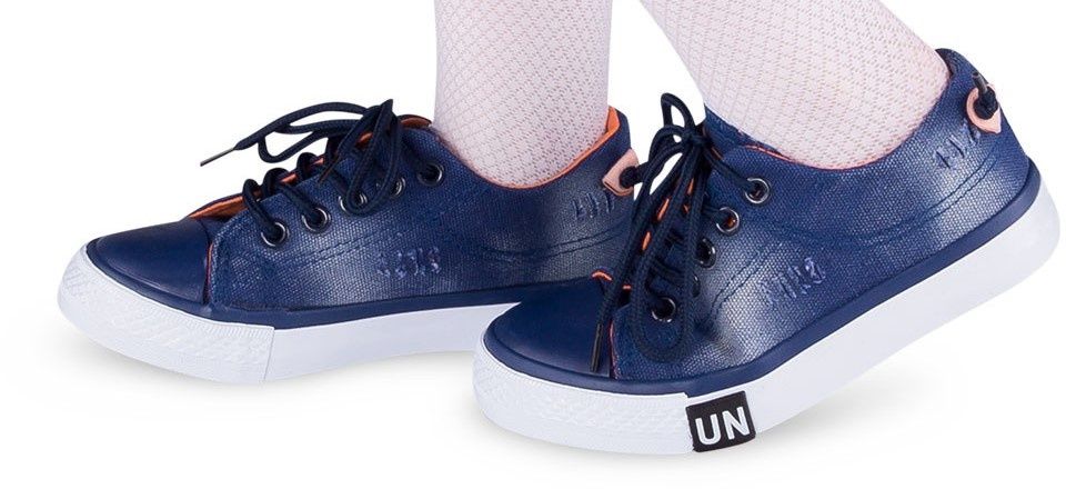 Trampki Underline Navy Blue wyprzedaż r. 31, 32, 33, 35