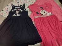 110/116 h&m myszka Minnie tiulowa unicorn sukienki na lato zestaw