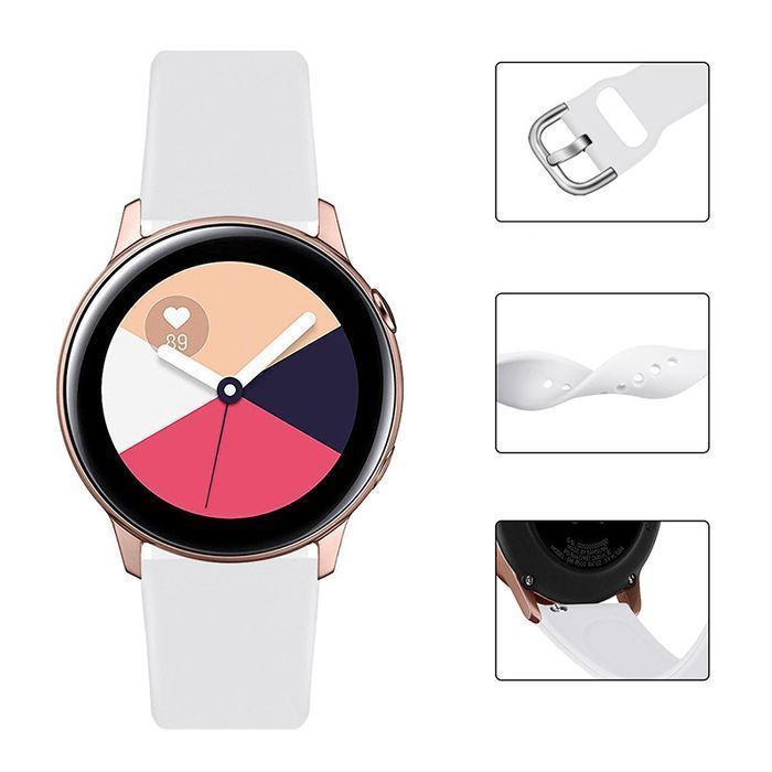 Bransoletka Silicone Strap do Smartwatcha/Zegarka, Różowa