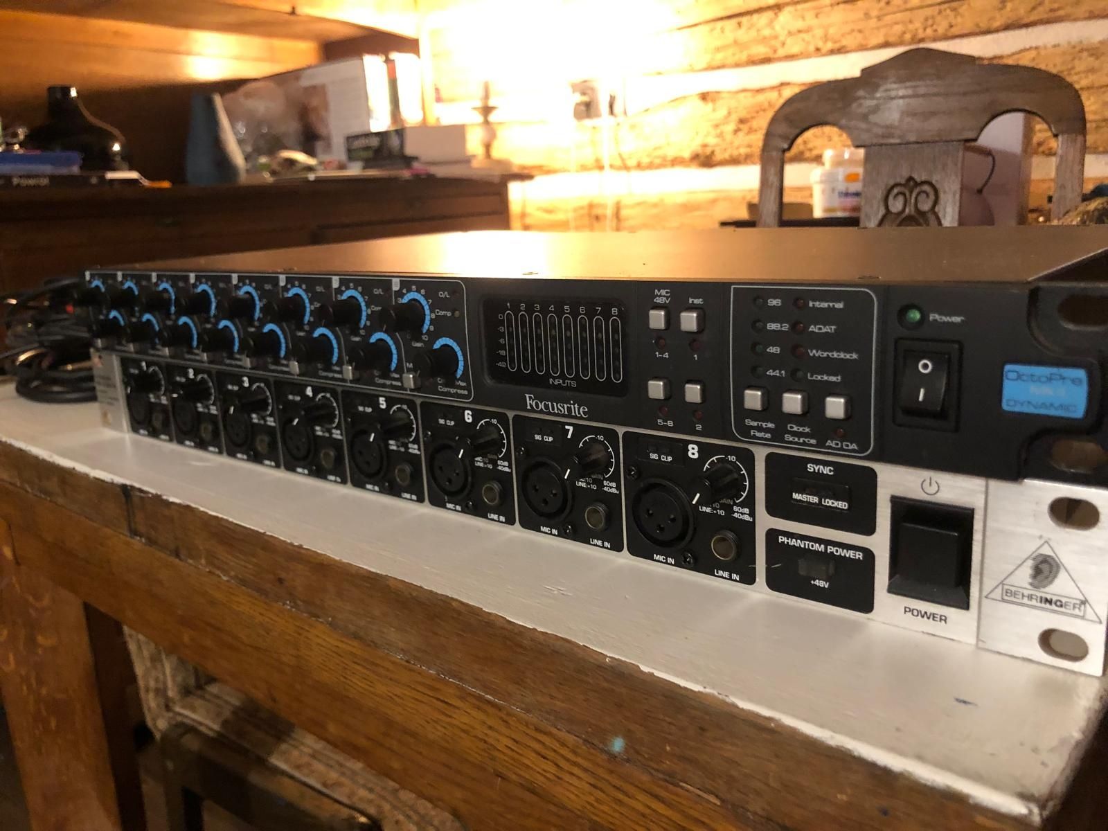 2 jednostki! Focusrite Octopre MkII Dynamic + Behringer ADA8000.