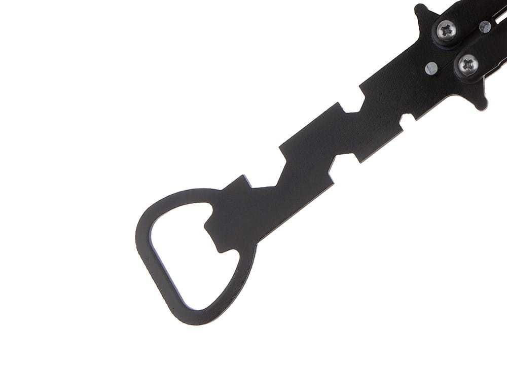 NOWY ⇒ Treningowy Balisong Otwieracz Butelek Multitool Nóż Motylkowy