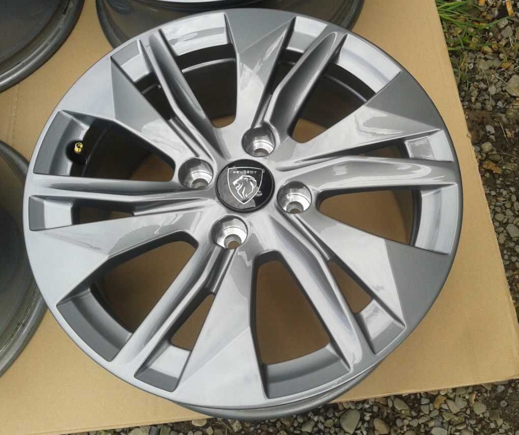 oryginalne nowe felgi r16 szare peugeot 208  2008 nowy model 6,5j et32
