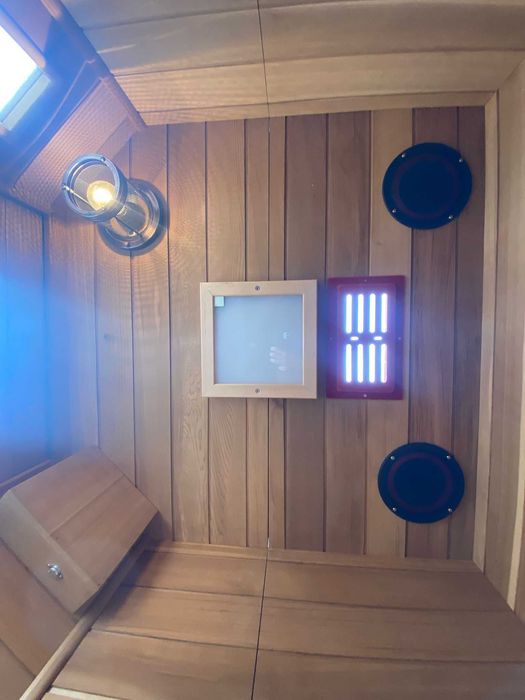 Sauna infrarot infrared kabina na podczerwień 1os Vitatherm mała 2cz