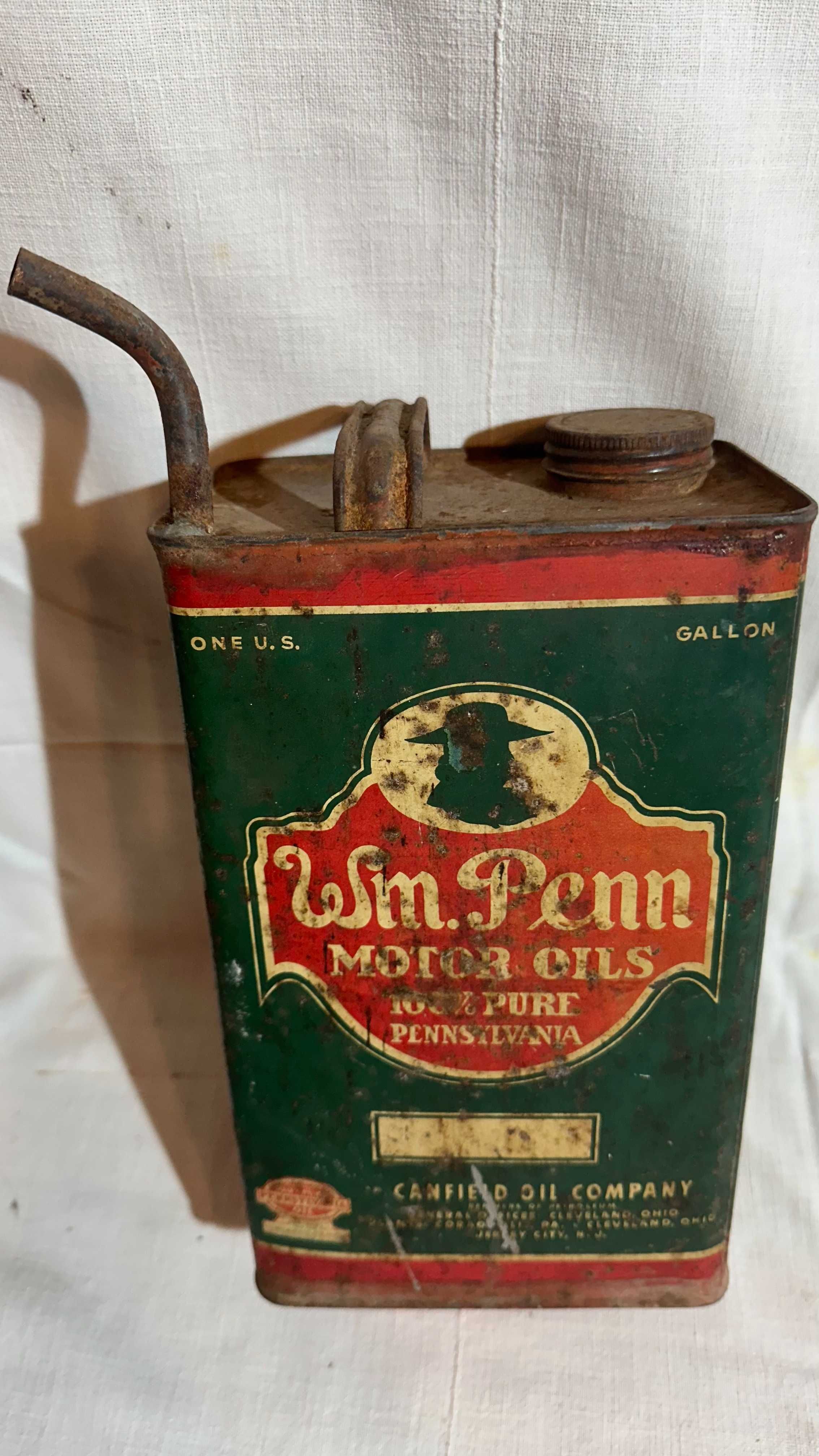 Lata oil William Penn Vintage