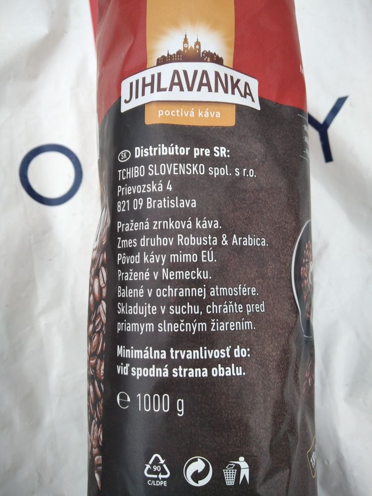 Кофе Jihlavanka в зёрнах espresso Чехия