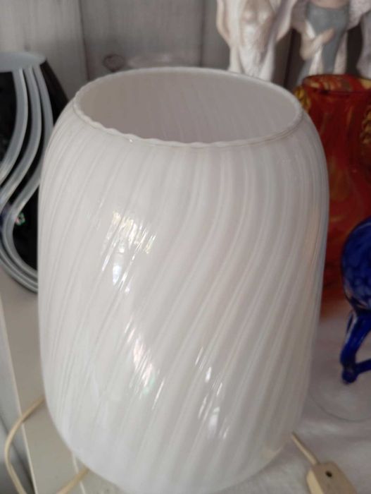Lampa szklana murano grzybek