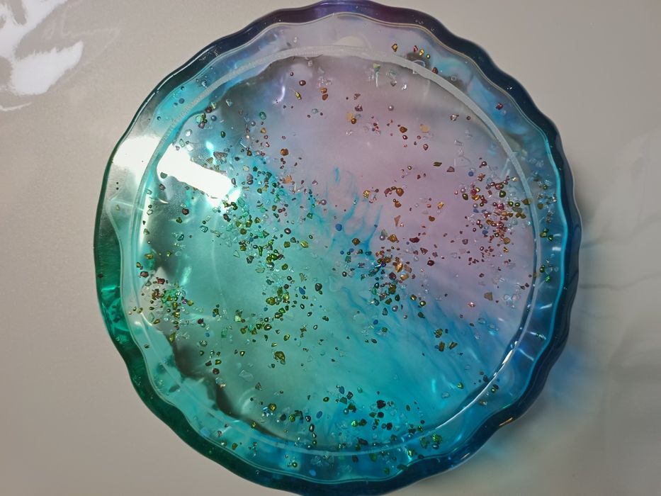 Misa dekoracyjna rękodzieło handmade żywica