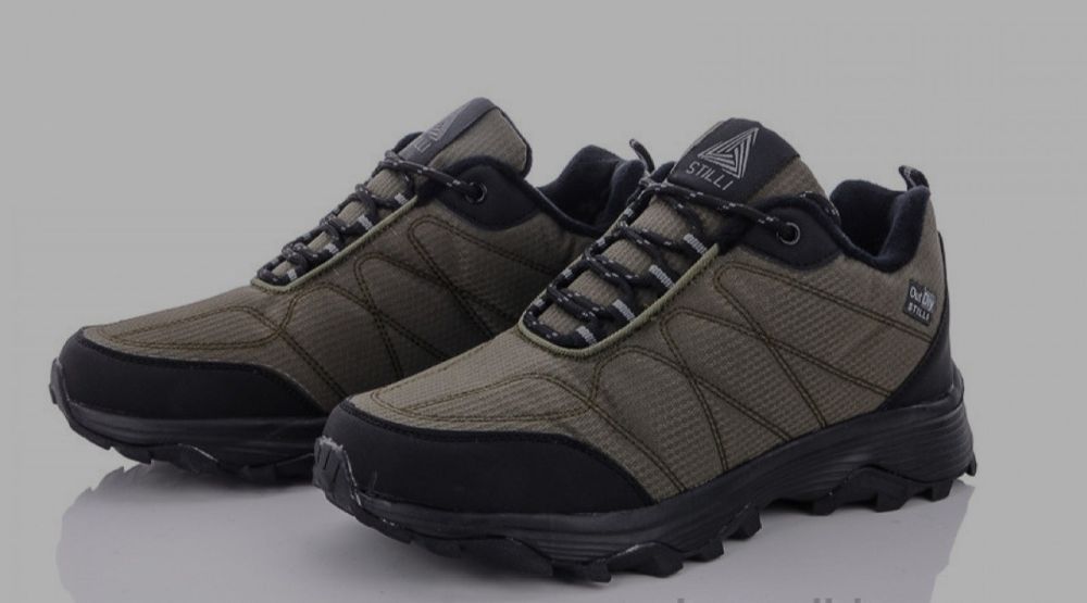 Кроссовки Waterproof олива зима мех р.41*42*43*44*45