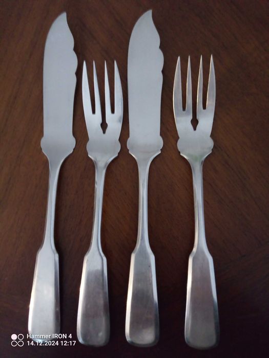 2 RP Fraget Mazowiecki -Komplet do ryb- przedwojenny