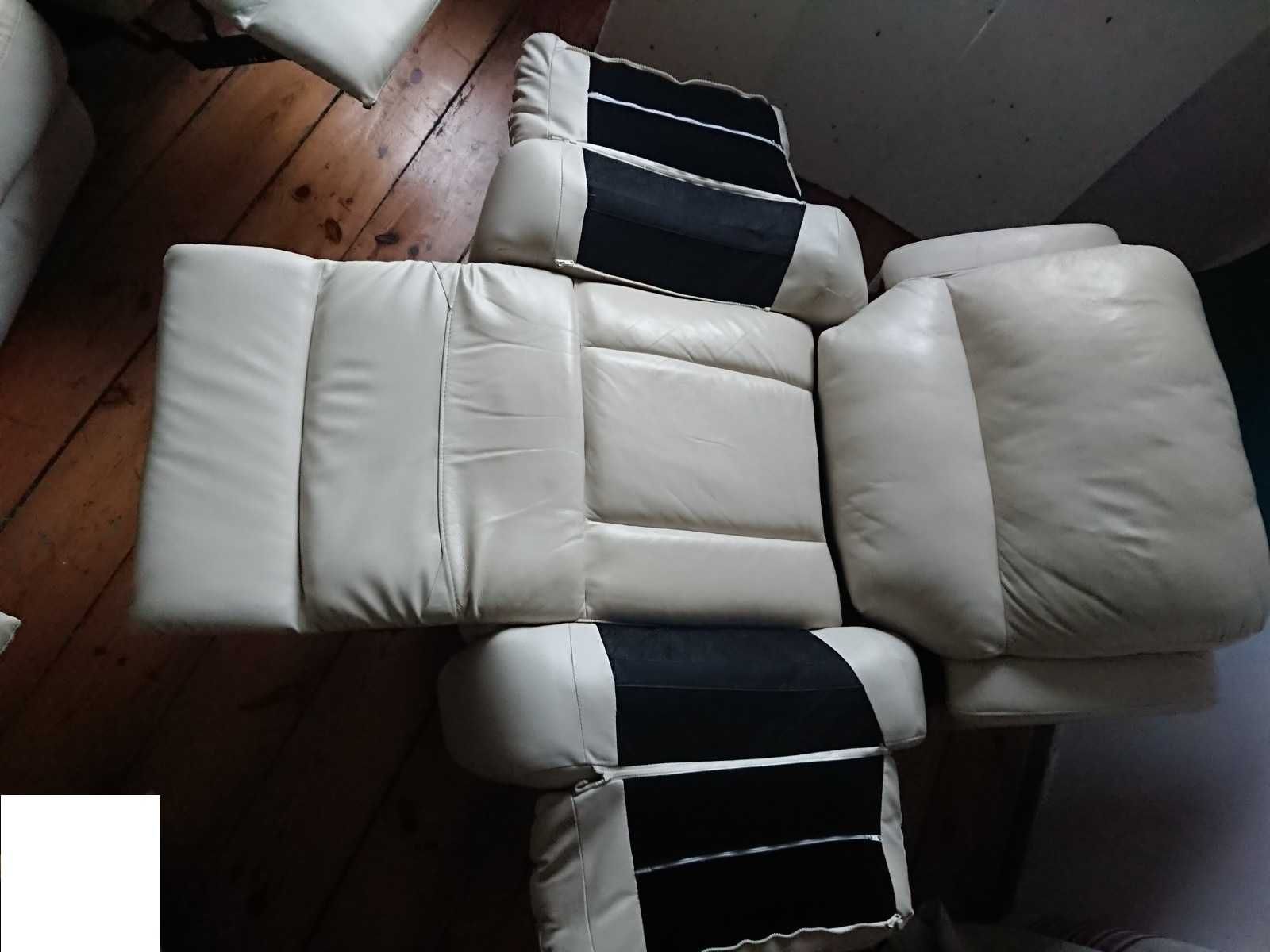 Zestaw Komplet mebli 3+1 Wersalka Tapczan Kanapa Sofa Fotel Wypoczynek