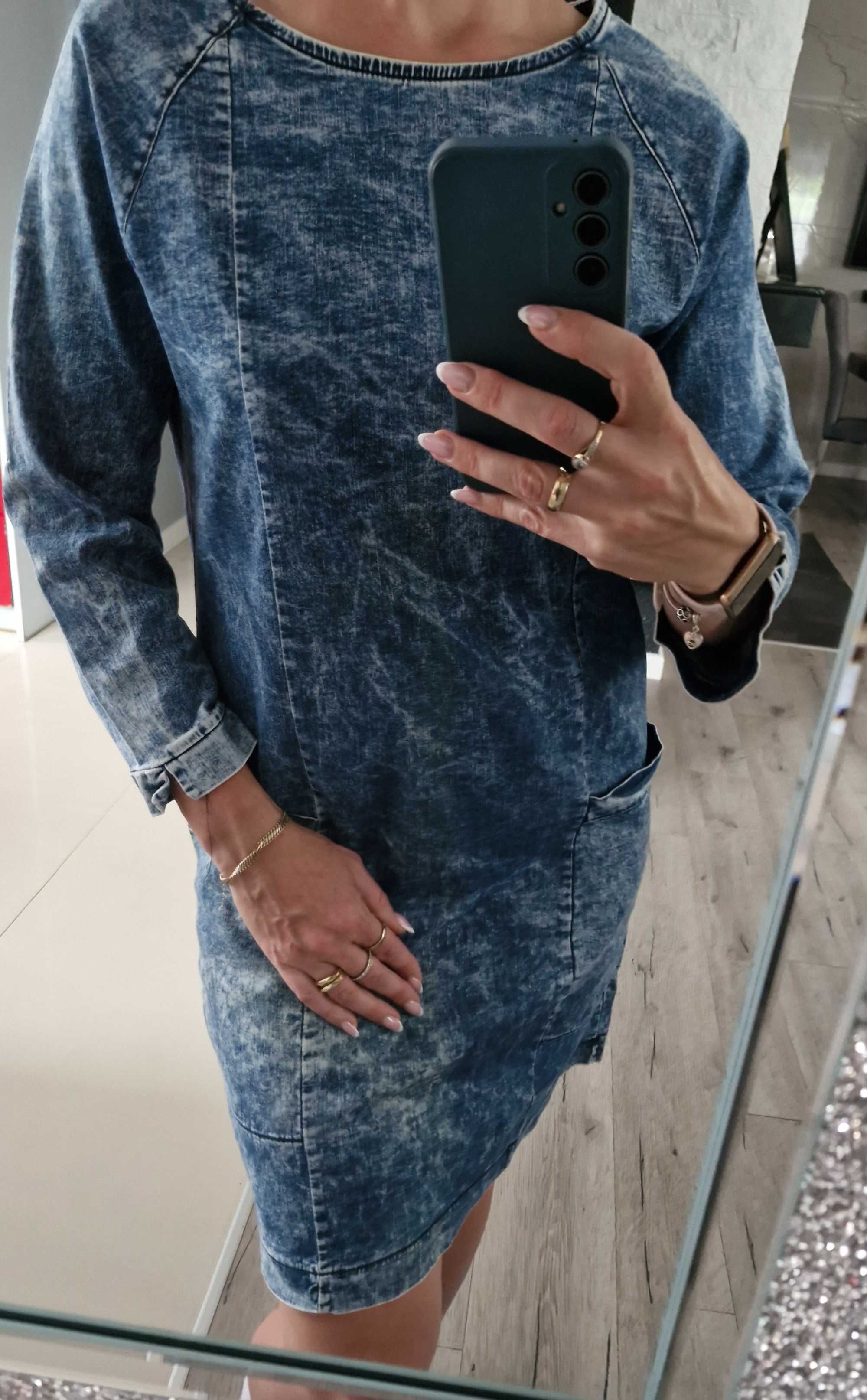 Jeansowa sukienka