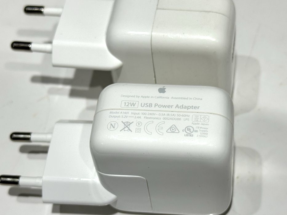 Оригінальний блок живлення Apple 12W 2.4А зарядне для iPhone та iPad