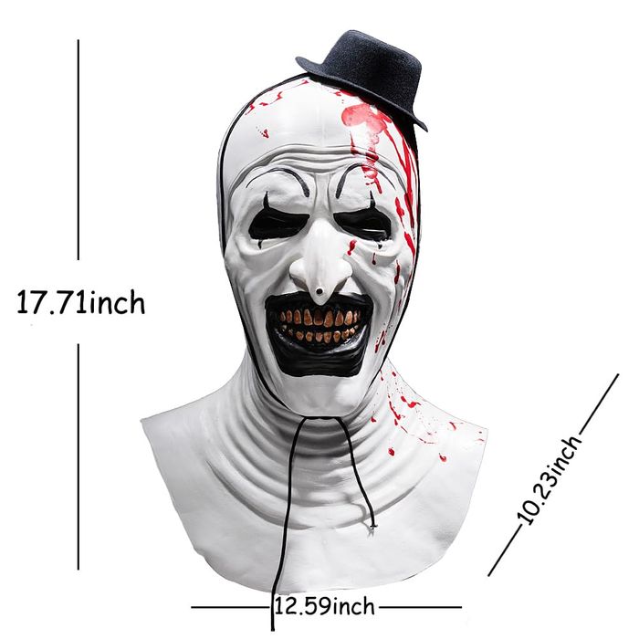 Strój klauna grozy na Halloween dla dorosłych Rozmiar