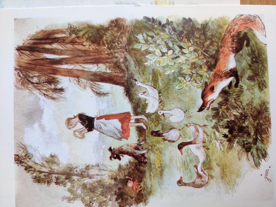 Zestaw pocztówek. O krasnoludkach i o sierotce Marysi. Szancer