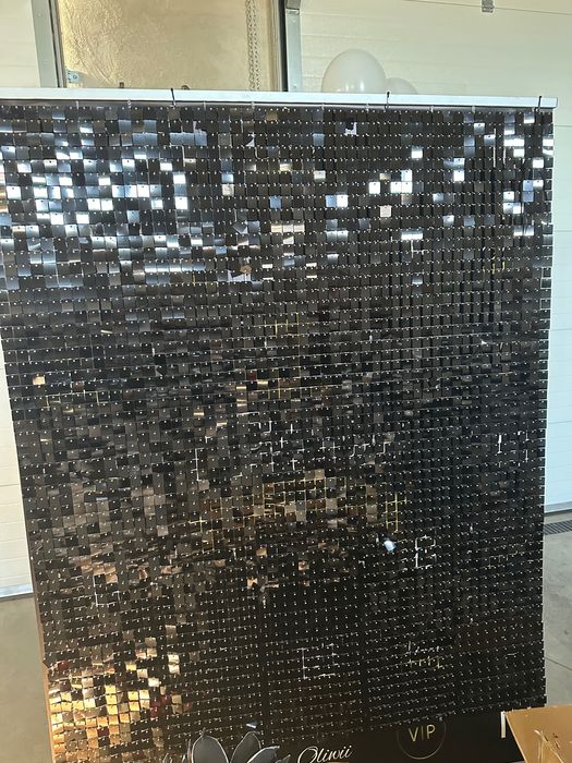 Cekiny panele 30 sztuk ścianka