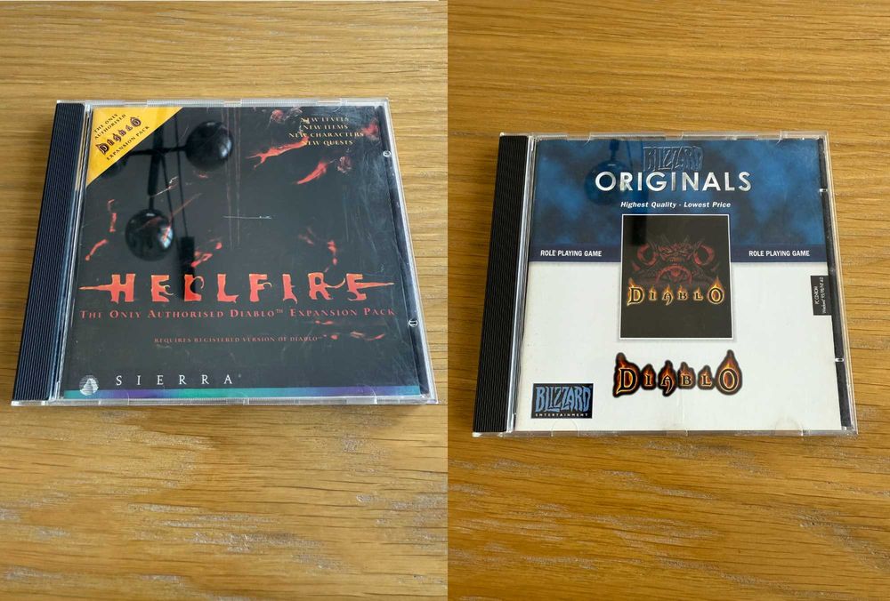 Diablo I + Hellfire + Instrukcja - PC-CD - Dla Kolekcjonera! Polecam!