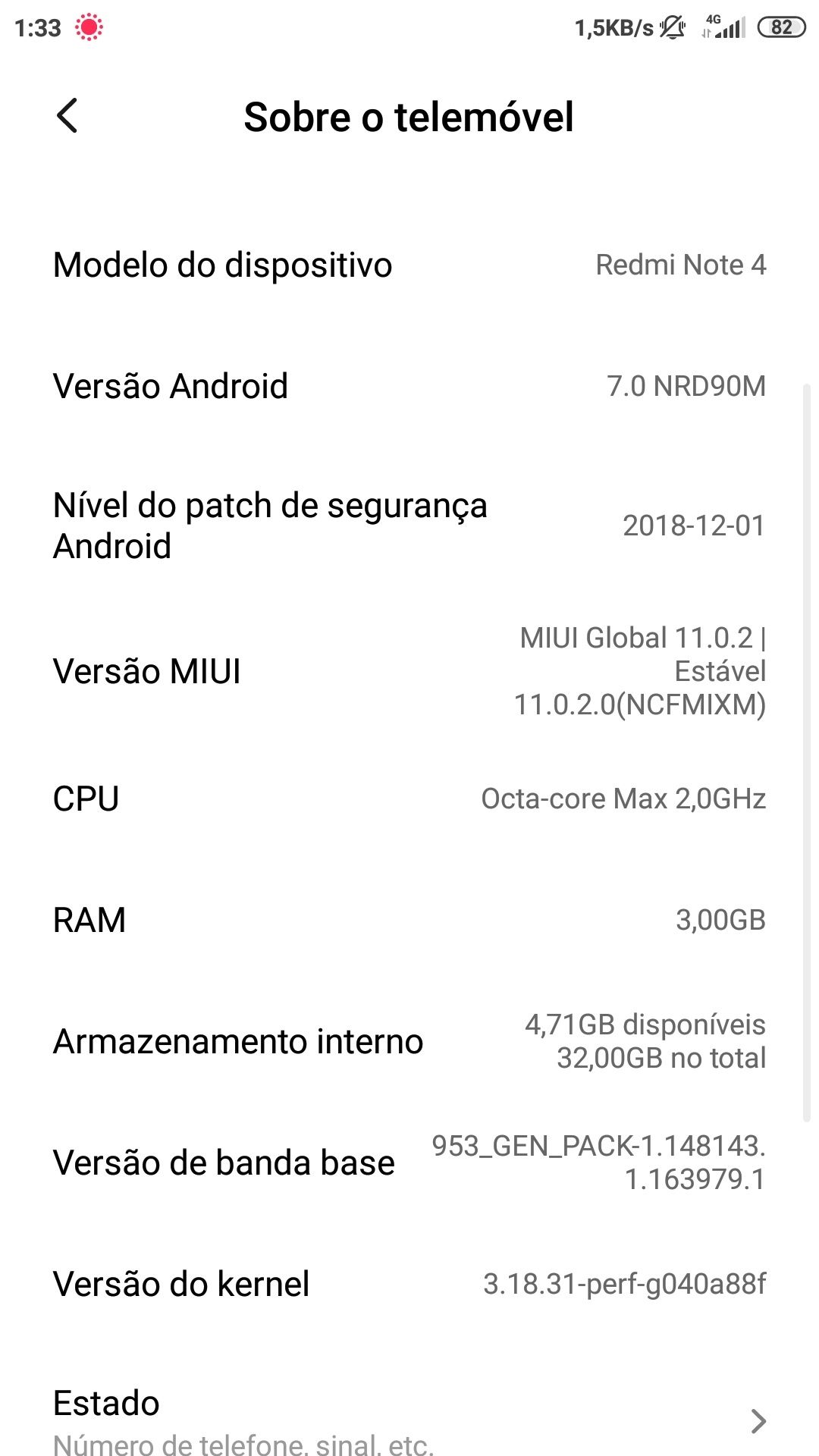 Xiaomi Redmi Note 4