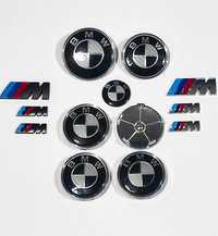 Símbolos Carbono BMW Emblemas Centros de Jante Volante Capo Mala