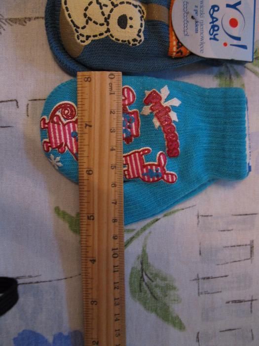 варежки детские, девочке. На 1годик