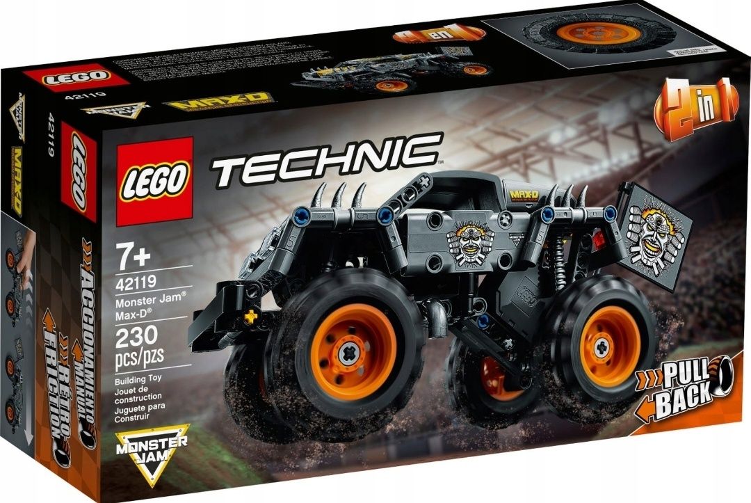 LEGO 42119 Technic Monster Jam Max-D nowe