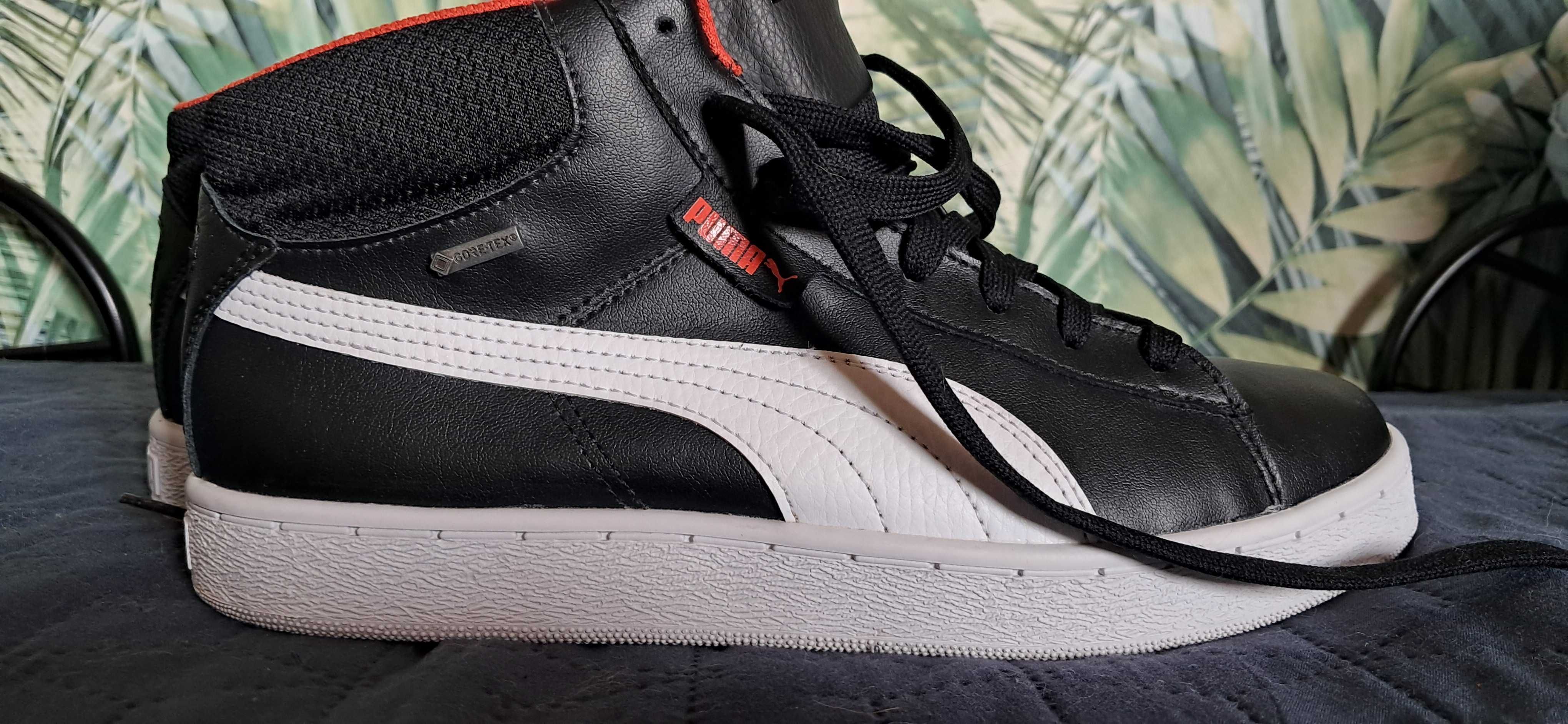 Puma skórzane sneakersy z Gore-tex, stan jak nowe,  r.39