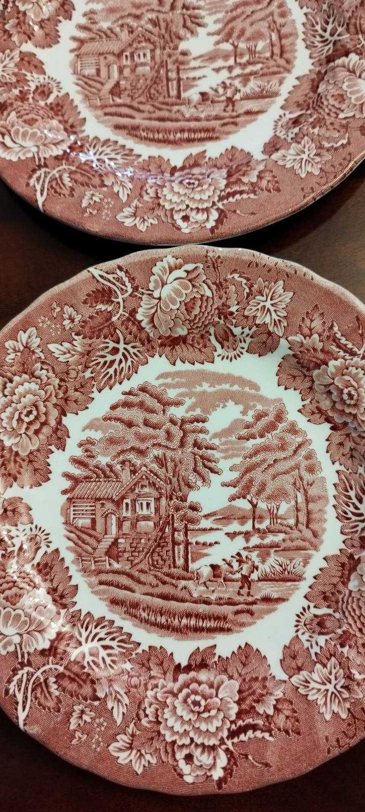 Комплект тарелок 4шт. Woods Ware. England. Диаметр-20см.