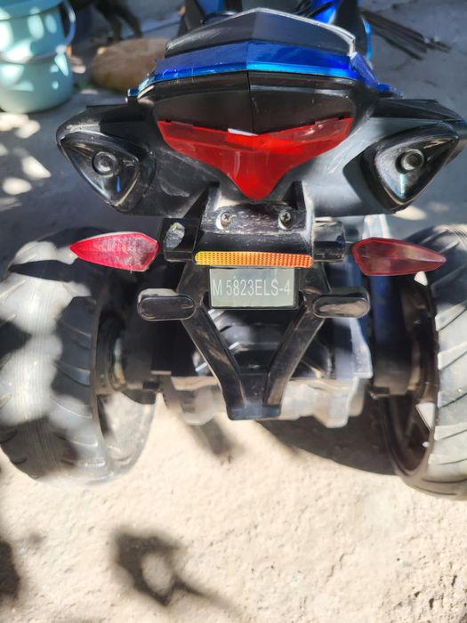 Дитячий трьох колісний електро мотоцикл