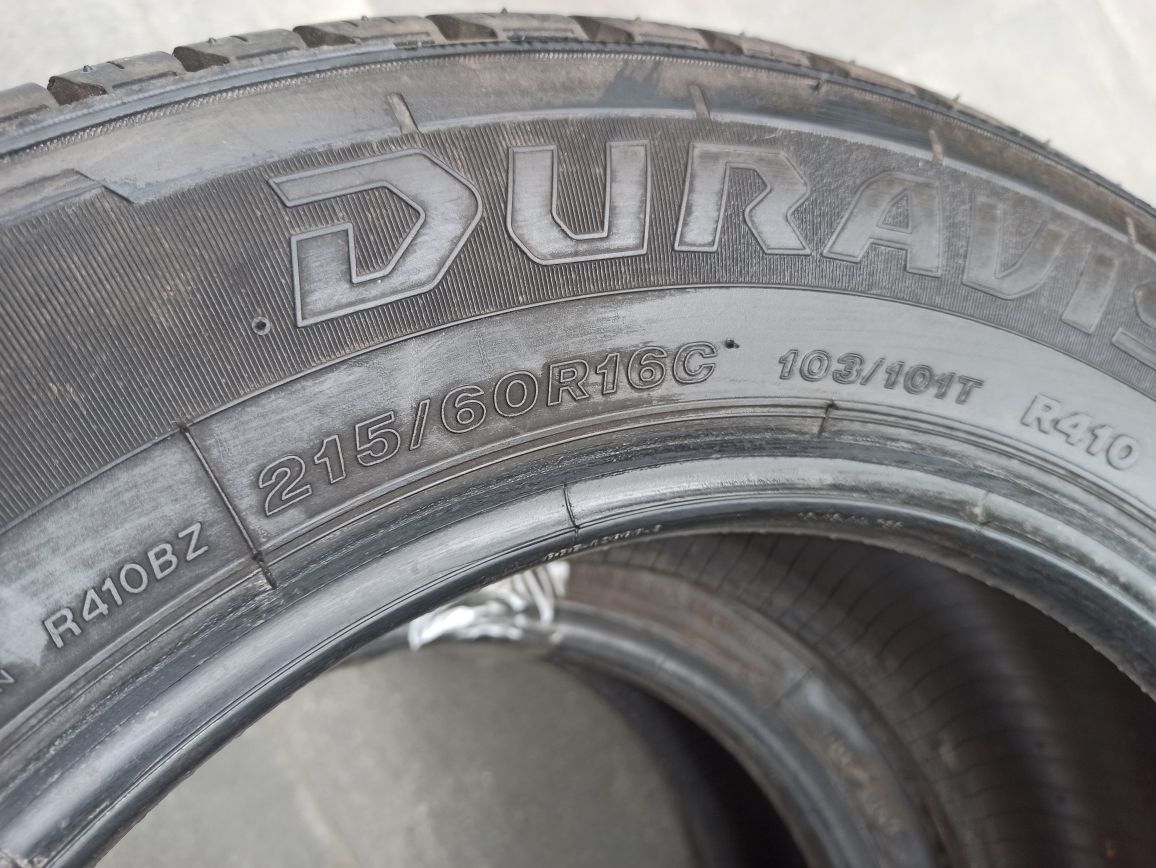 Летняя резина ПАРА 215/60 R16C Bridgestone Duravis