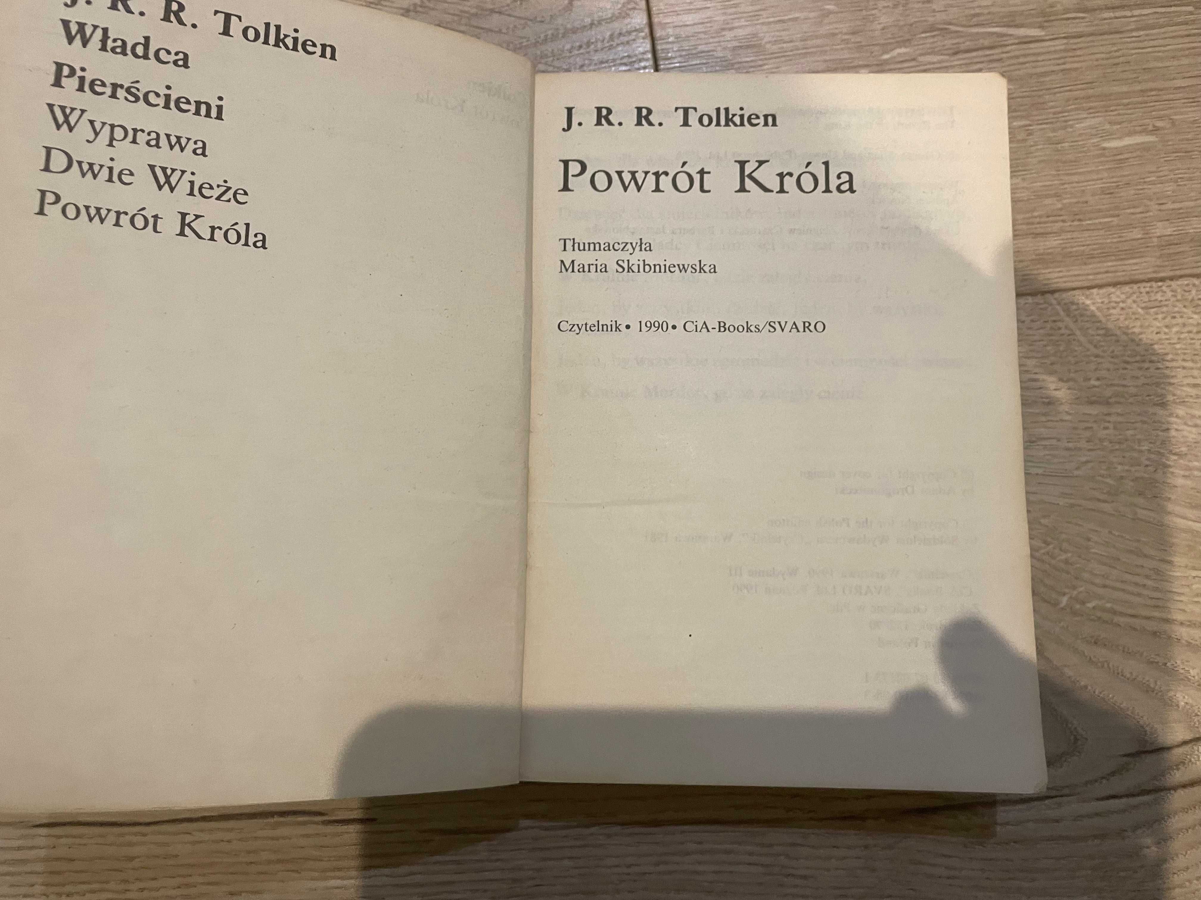 "Powrót króla" J.R.R.Tolkien