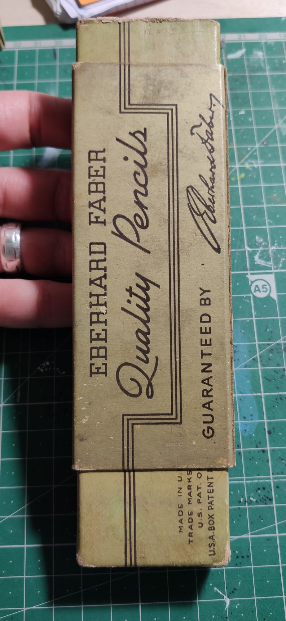 Caixa de lápis Eberhard Faber Vintage