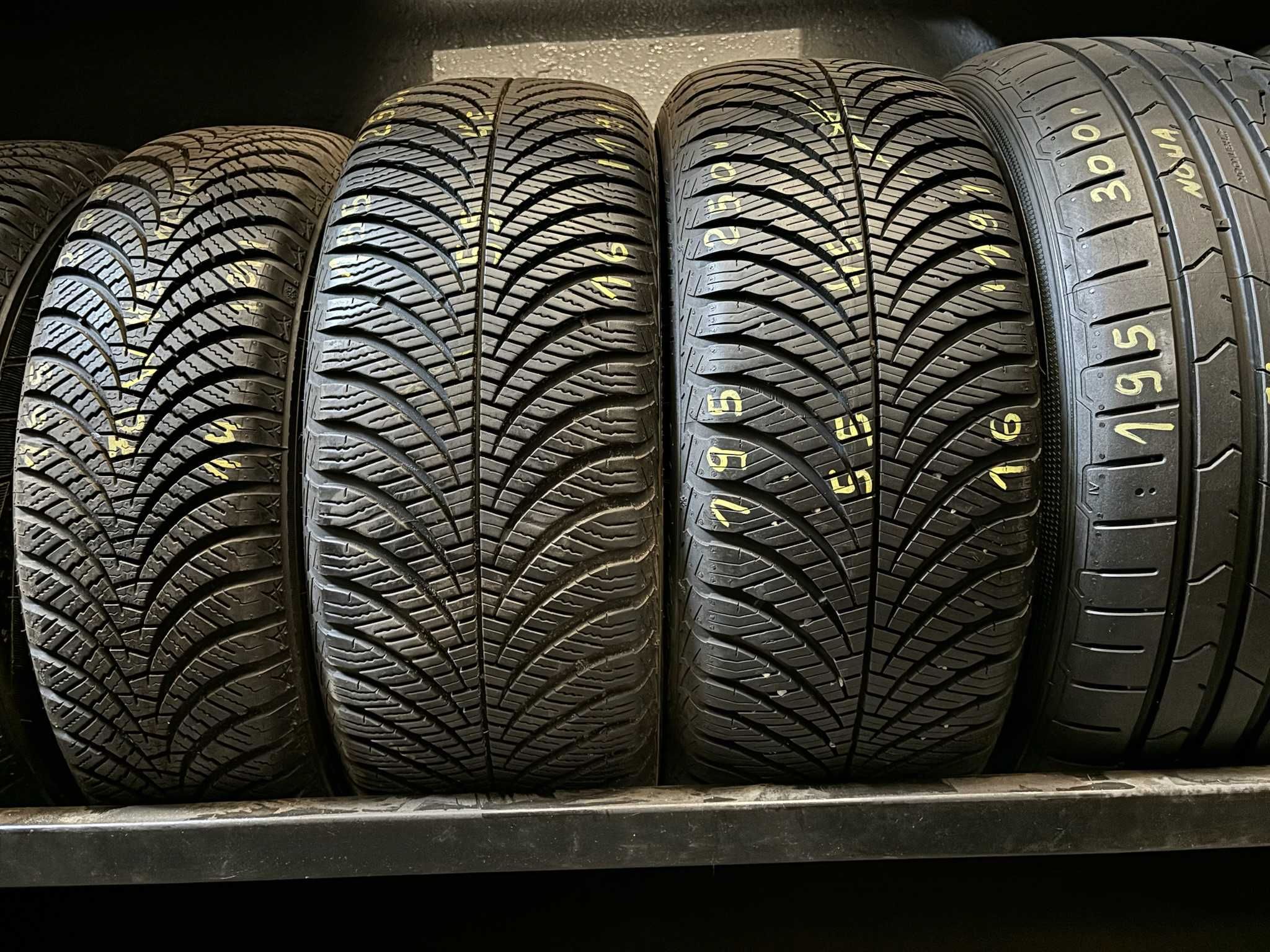 4X Opony Całoroczne 195/55R16 87V GOODYEAR VECTOR 4 SEASONS G2 8.3MM
