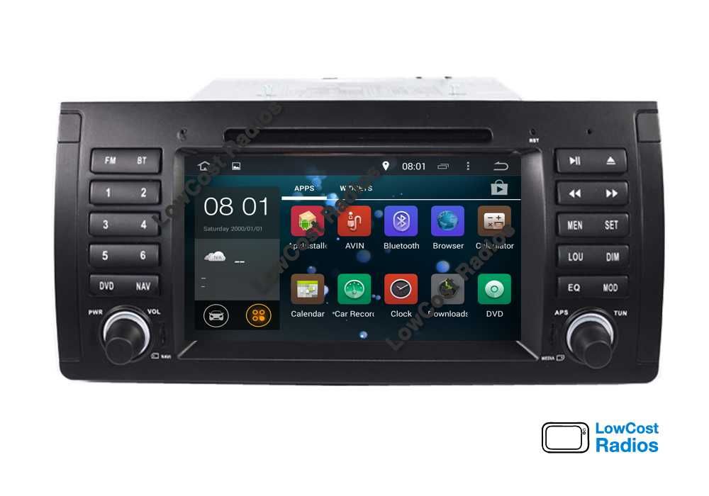 *Auto Rádio GPS ANDROID 14 BMW X5 (E53/E39/M5) - ESPECIAL para X5