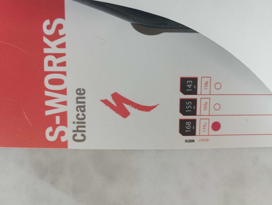 SPECIALIZED S-WORKS chicane selim 168mm- NOVO