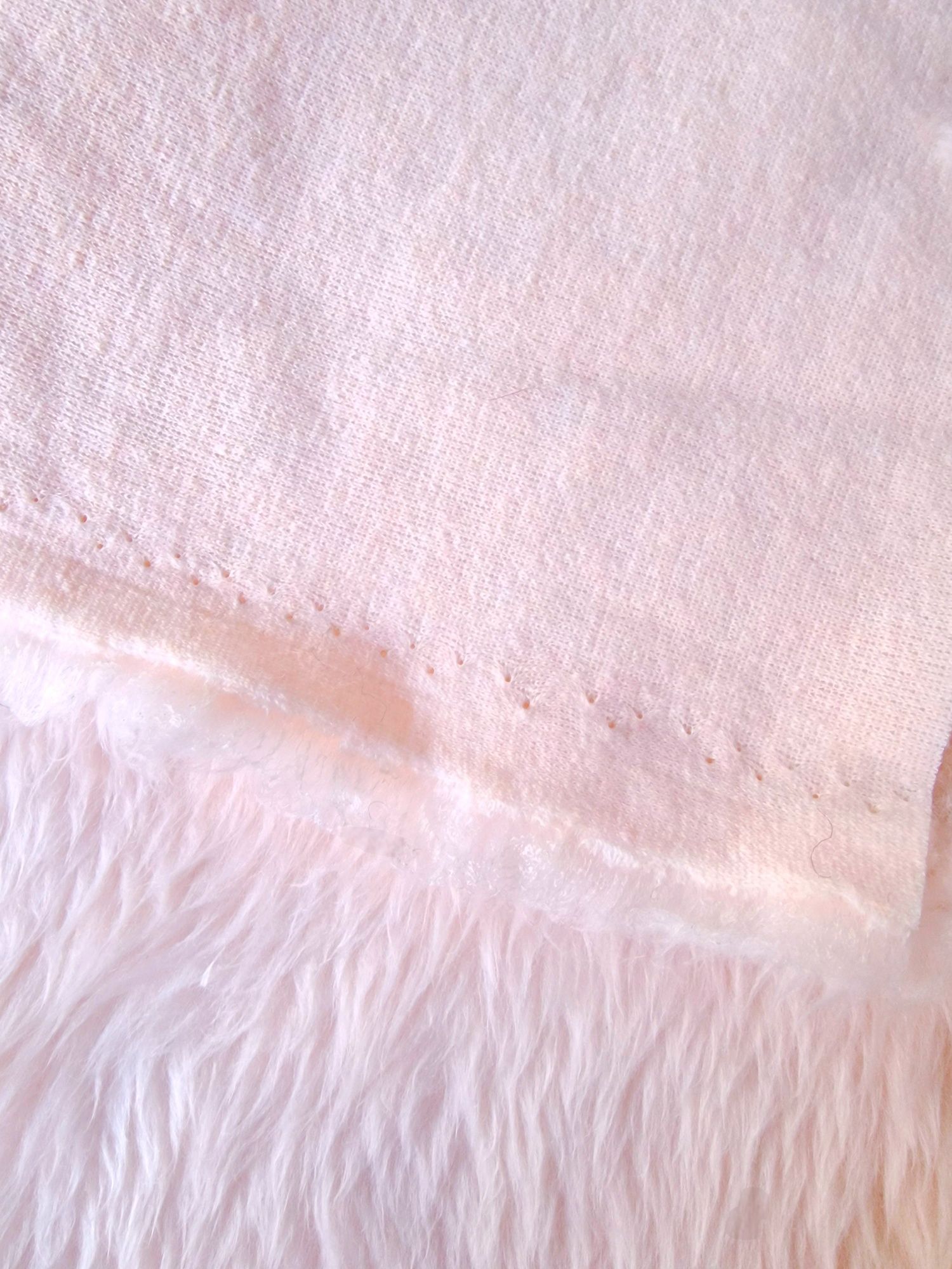 Tecido de Pelúcia Pêlo Sintético Artificial Rosa Claro Cosplay Costume