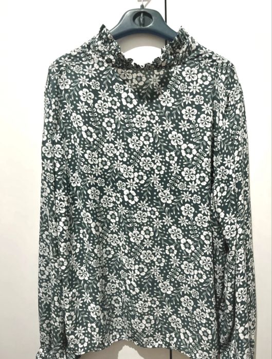 Camisa verde e branca da La Redoute