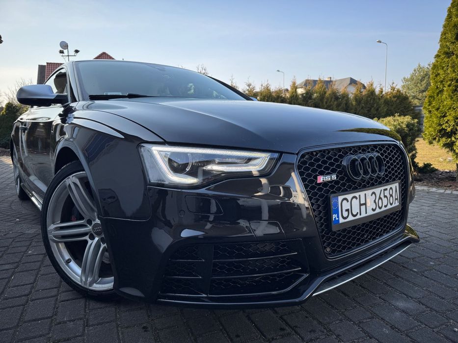 Audi RS5 Coupé Zamiana4,2 Benzyna 450KUCY FULLL Zarej w PL 60TYS Przebiegu Navi skóry