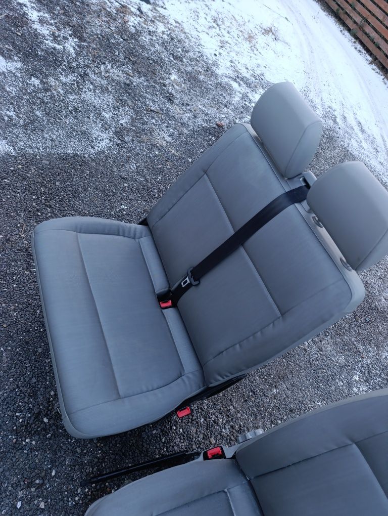 Dwojak przód kanapa pasażera fotel prawy  VW T5 Lift T6 jak nowa