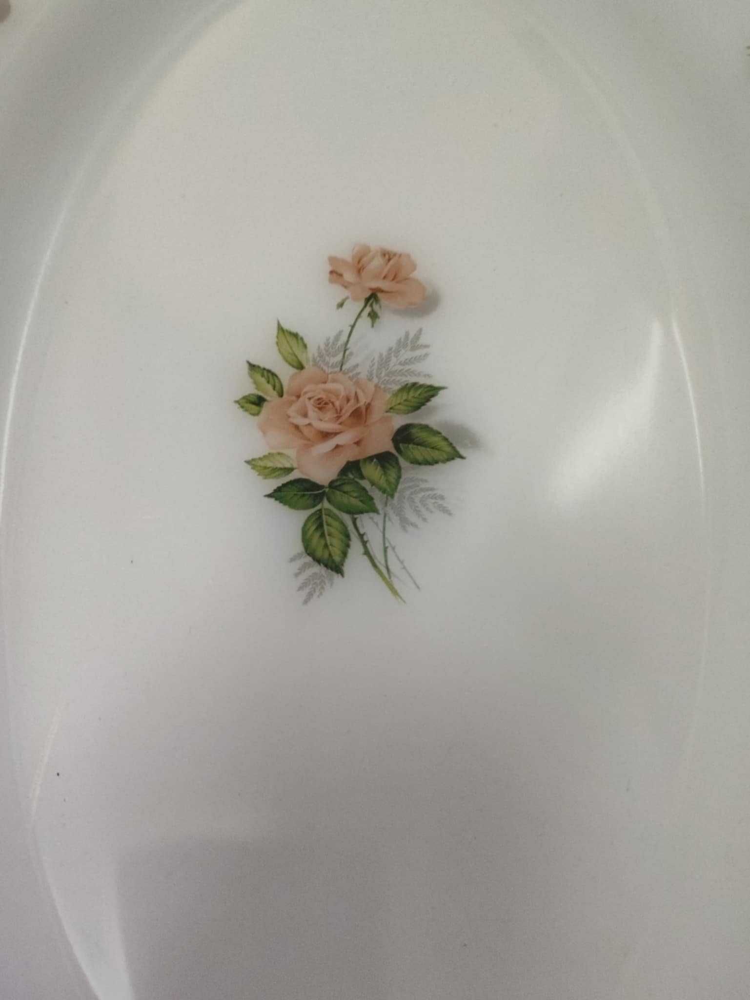 3 Peças louça Arcopal Pink Rosas anos 70 vintage