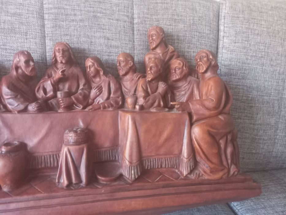 Imagem Última Ceia em marfinite (pedra)