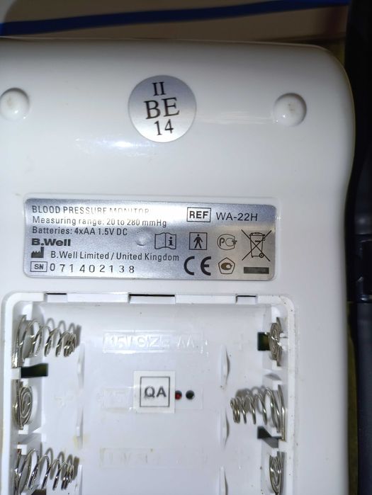 тонометр B.Well WA-22h+нова манжета