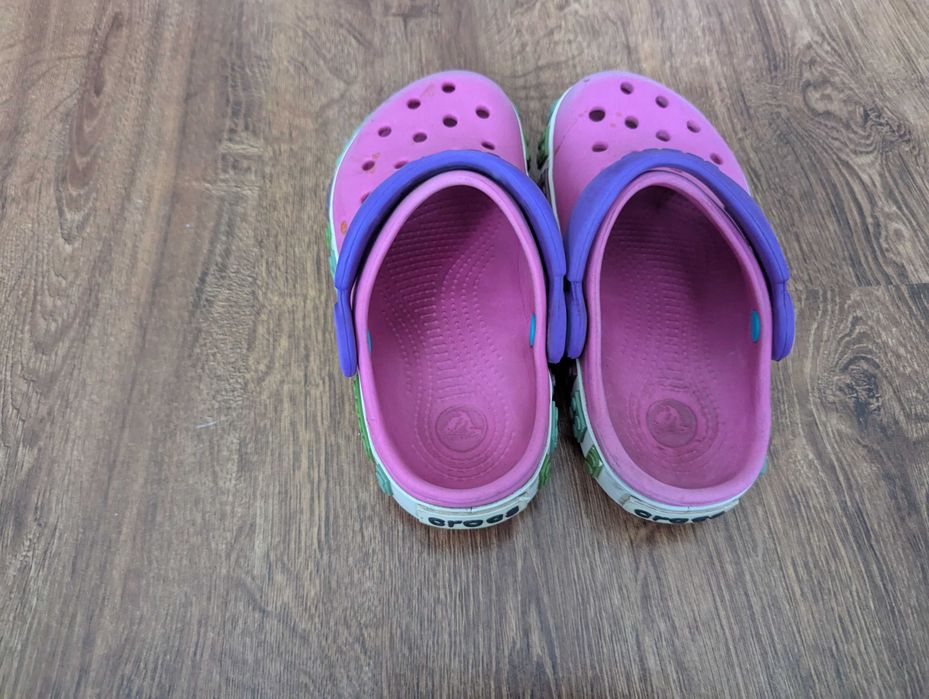 Crocsy różowe LEGO rozmiar 10/11
