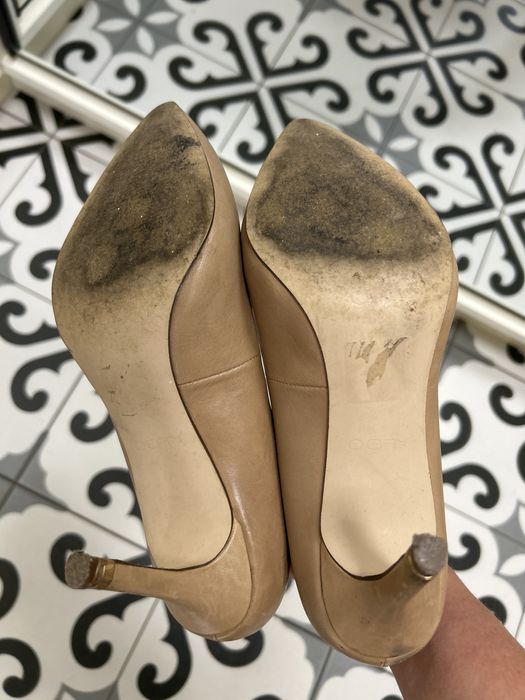 szpilki beżowe aldo 38