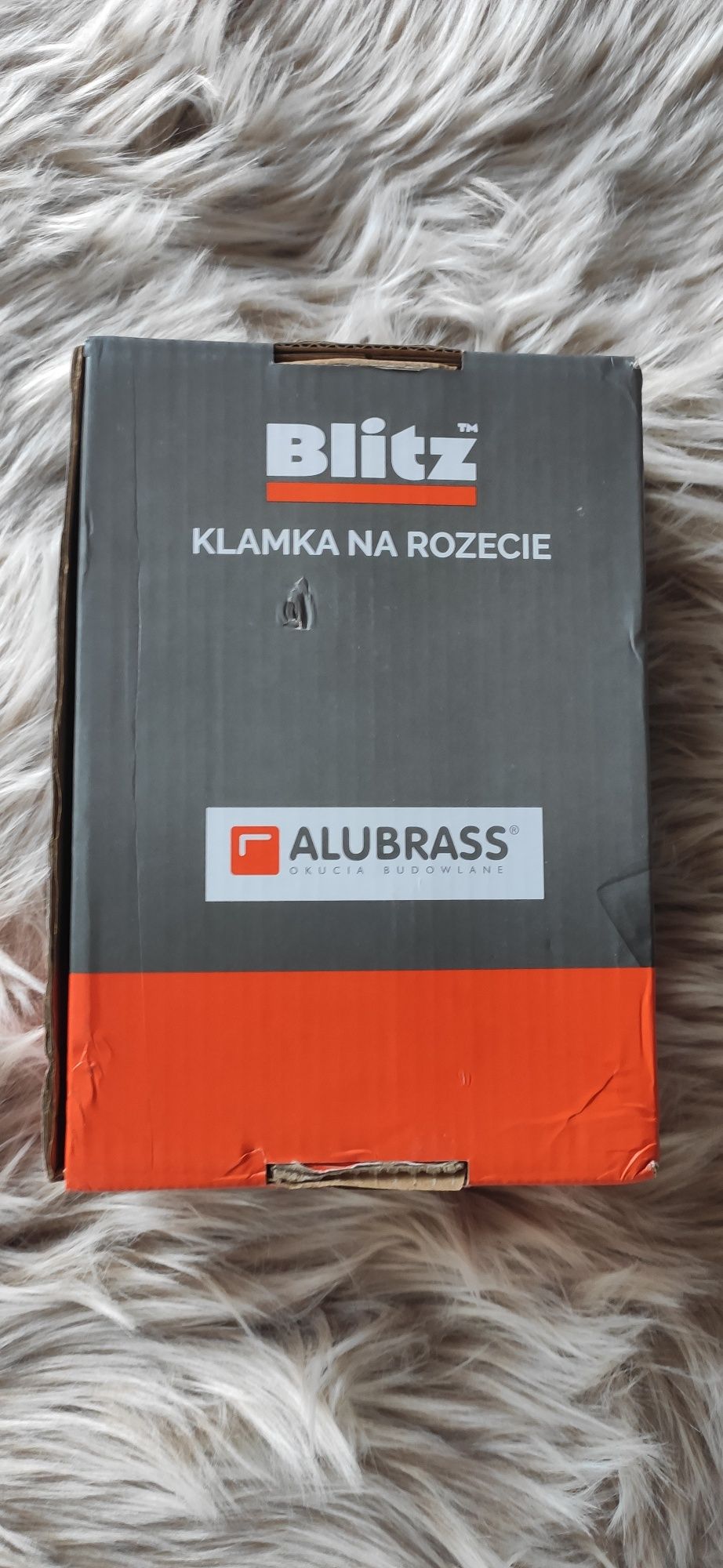 Klamka z szyldem WC złota ALUBRASS