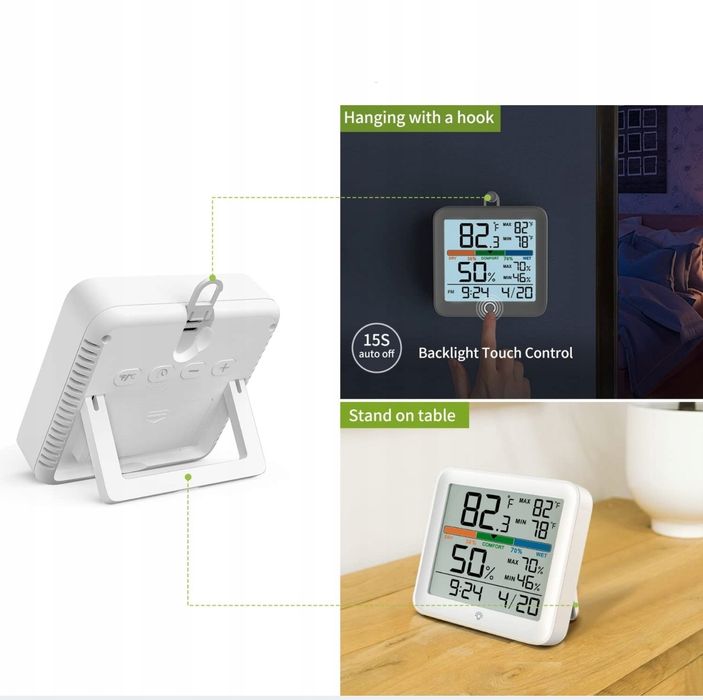 Termometr Higrometr i Stacja pogody