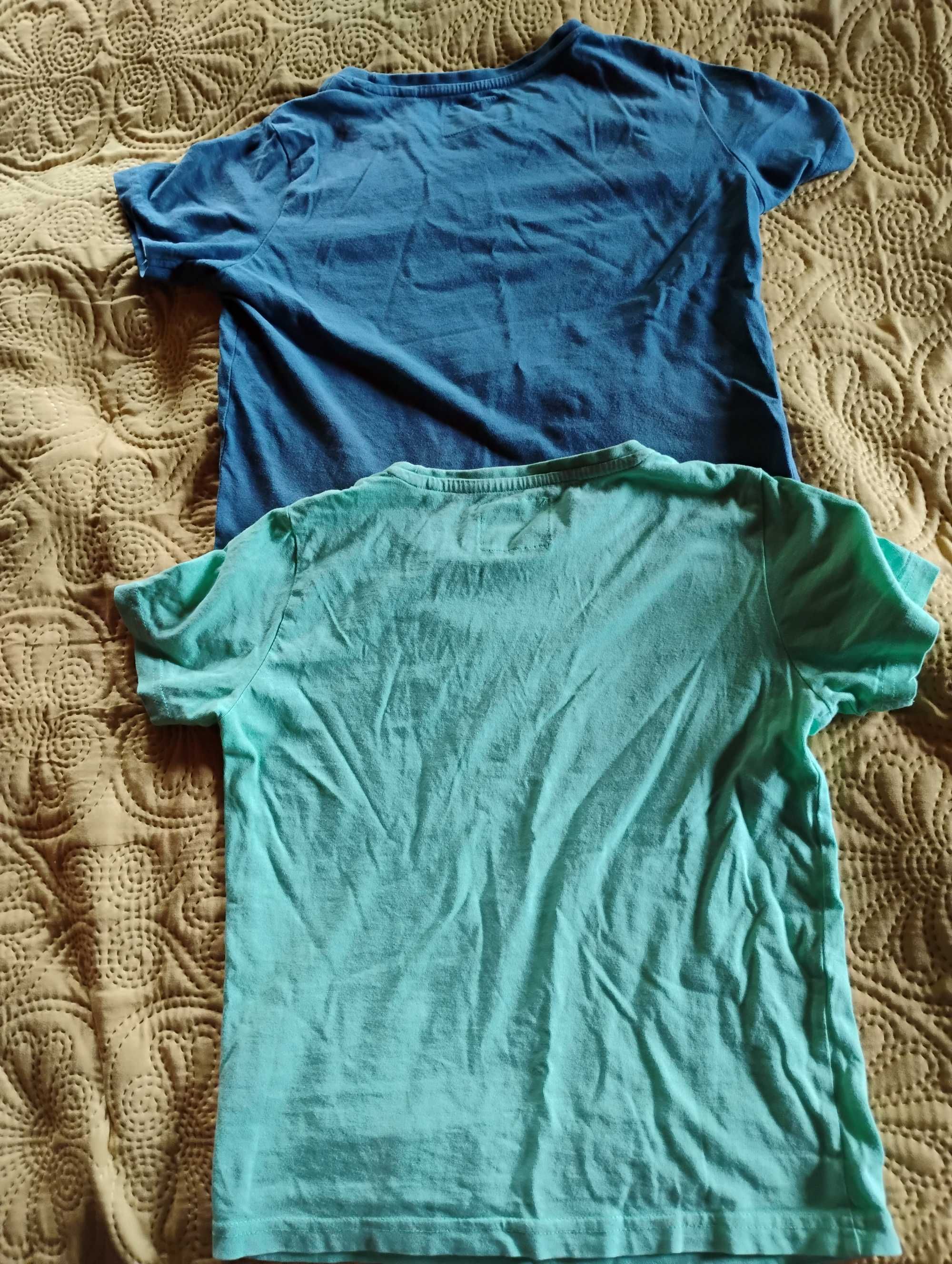 Dwa T shirty bawełniane 128