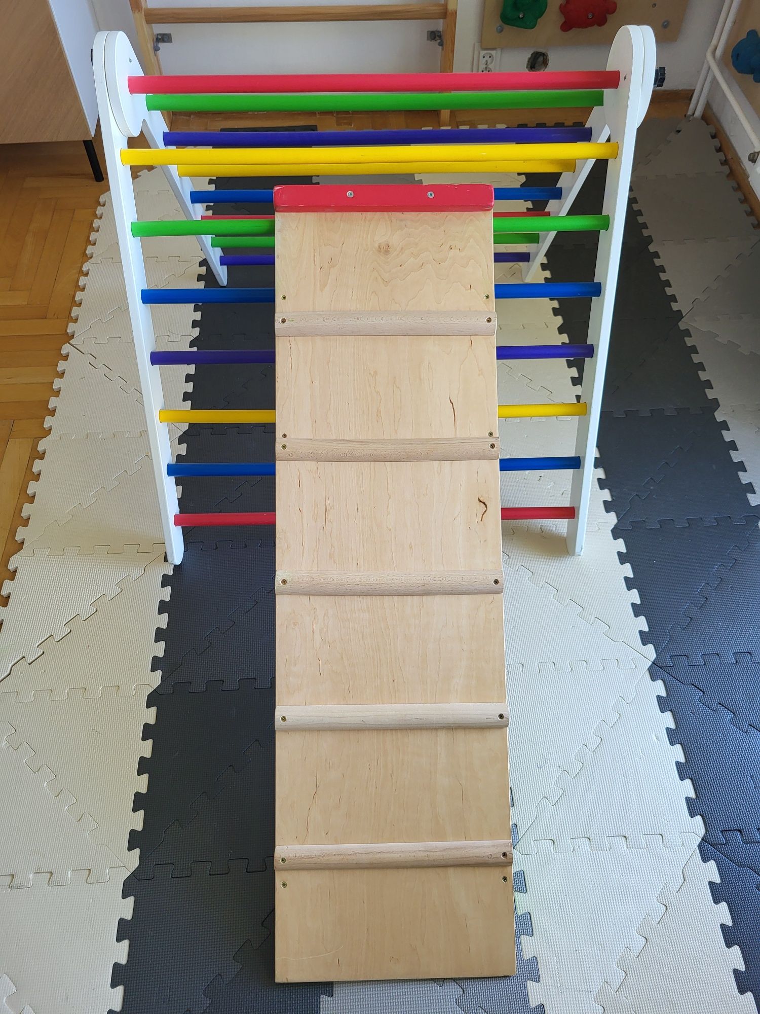 Trójkąt Piklera / drabinka + zjeżdżalnia + tunel ikea gratis