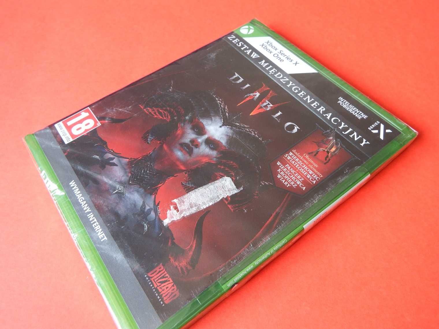 GRA XBOX ONE / XBOX SERIES X Diablo IV PL nowa zafoliowana